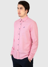 Mish Mash Classic Oxford Summit Long Sleeve Shirt Pink Northern