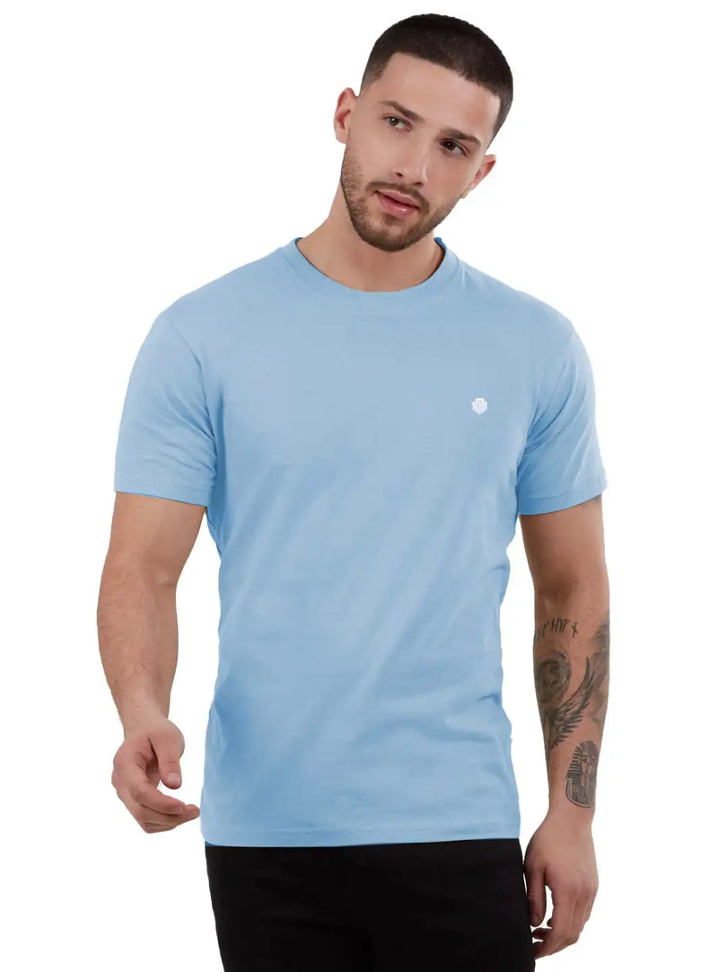 Mish Mash Men’s Adaman Regular Fit T-Shirt Sky Blue Northern