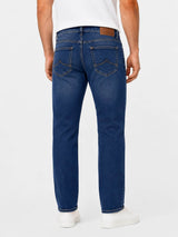 Mish Mash Mens Flex Active 1987 Straight Leg Mid Denim Jeans Northern