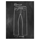 Mish Mash Men’s Jeans Impact Bootcut Blue/Black Northern Ireland
