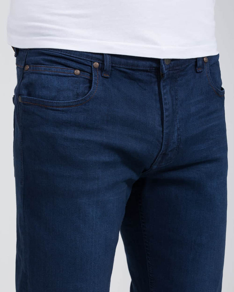 Mish Mash Mens Jeans Straight Leg 1987 Hurst Blue Blue Northern