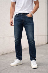 Mish Mash Tapered Jeans 1984 Hailstone Dark Wash Blue Northern
