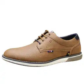 Ninety78 Mens Pepper Punched Casual Shoes Brown Northern Ireland