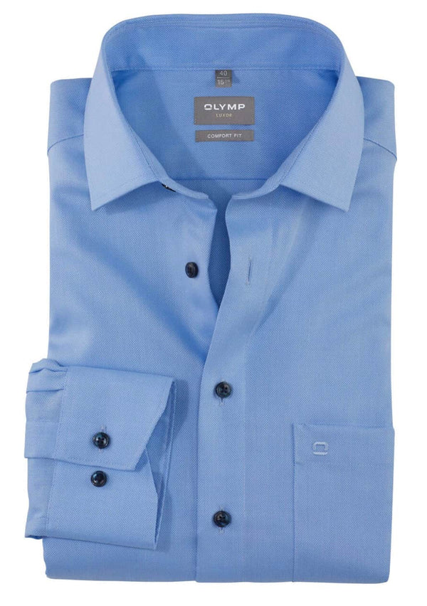 Olymp Comfort Fit Shirt 1004/54/11 Blue Northern Ireland Belfast