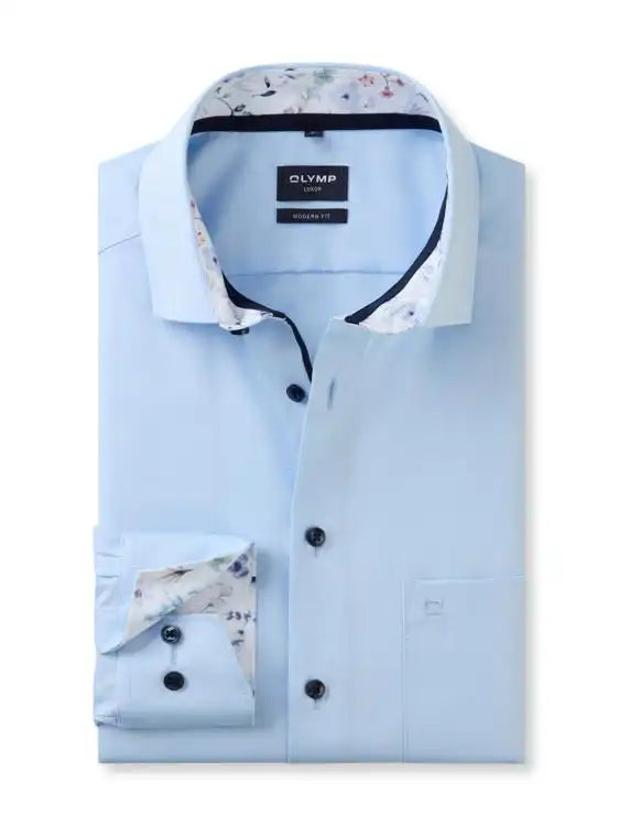 Olymp Luxor Modern Fit Shirt 1206-74-11 Blue Northern Ireland Belfast