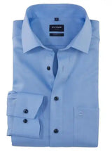 Olymp Men’s Dress Shirt Modern Fit 1204/54/11 Blue Northern Ireland