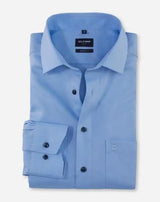 Olymp Men’s Dress Shirt Modern Fit 1204/54/11 Blue Northern Ireland