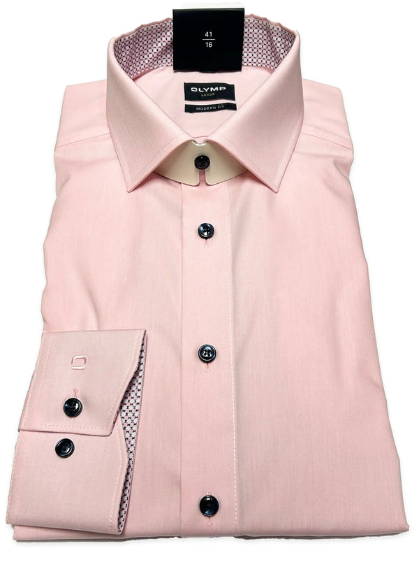 Olymp Men’s Dress Shirt Modern Fit 3815/01/31 Pink Northern Ireland