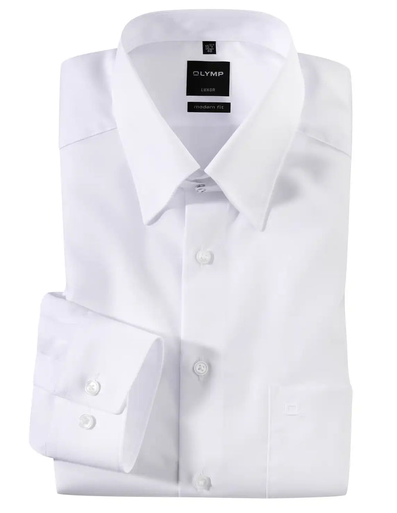 Olymp - White Formal Shirt Modern Fit.