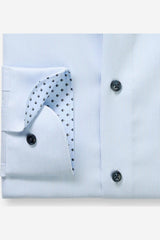 Olymp Mens Modern Fit Formal Dress Shirt Blue Stripe Northern Ireland