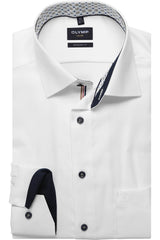 Olymp Mens Modern Fit Formal Dress Shirt White Northern Ireland