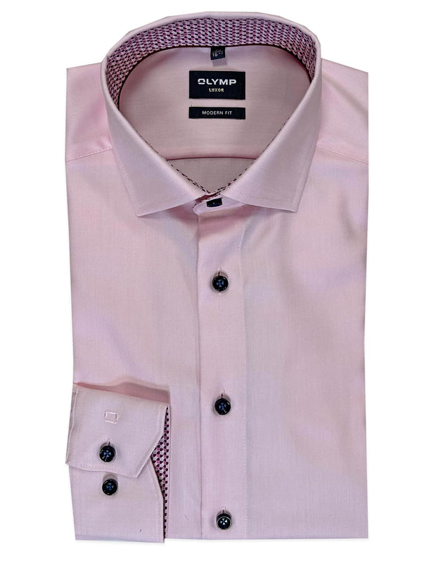 Olymp Mens Shirt Modern Fit Luxor 2810/37/30 Pink Ballynahinch