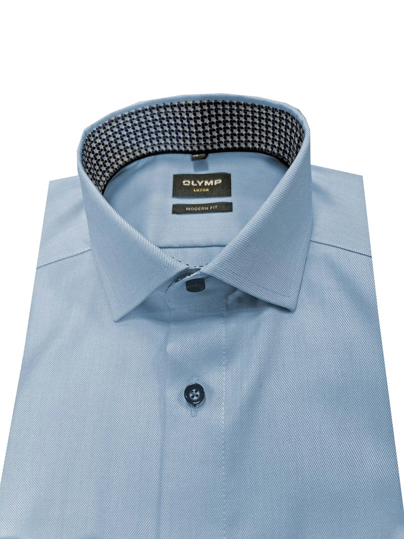 Olymp Mens Shirt Modern Fit Luxor 2810/37/11 Blue Ballynahinch