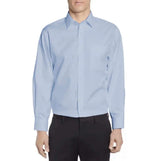 Peter England Long Sleeve Formal Shirt Regular Fit - Light Blue