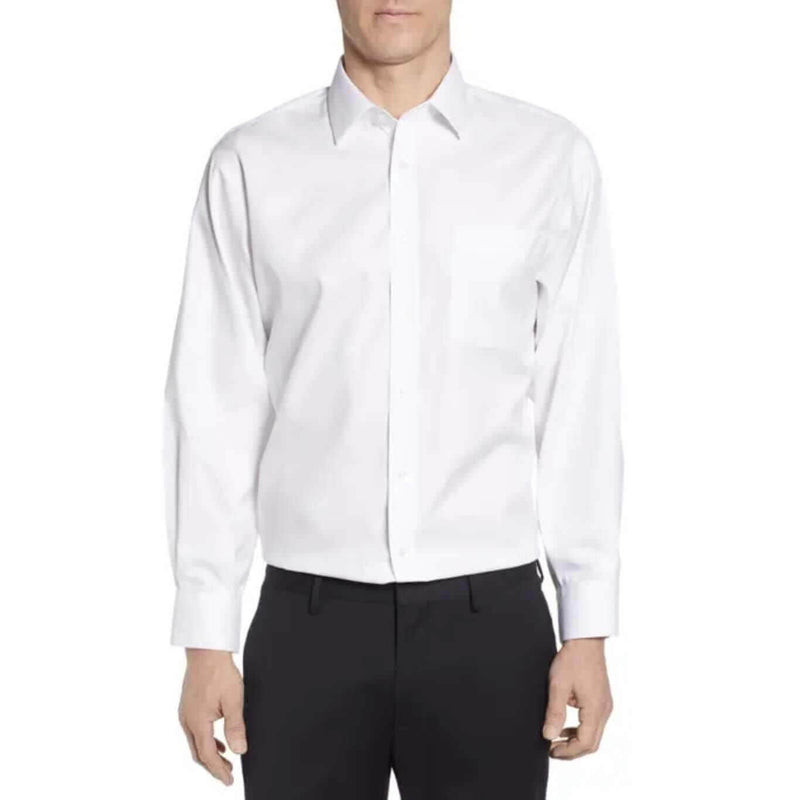 Peter England Long Sleeve Formal Shirt Regular Fit - White