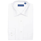 Peter England Long Sleeve Formal Shirt Regular Fit - White