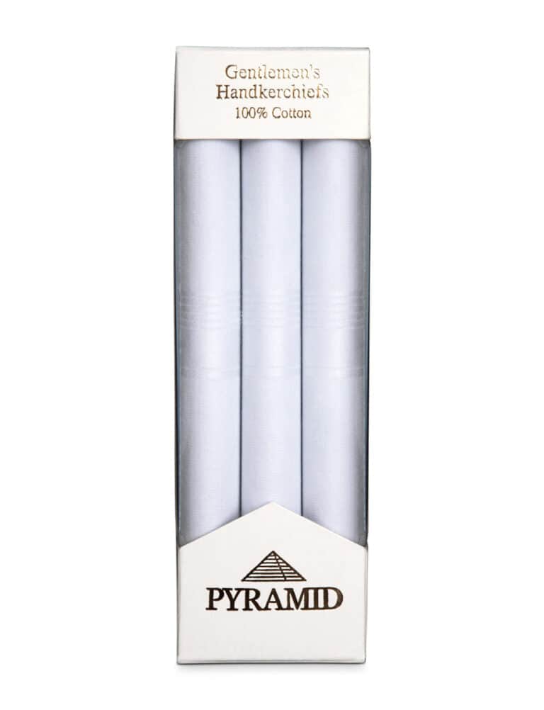 Pyramid Gentlemen’s Handkerchiefs 3 Pack Northern Ireland Belfast