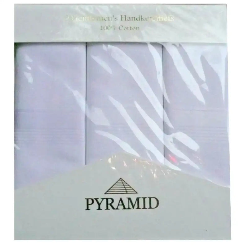 Pyramid Gentlemen’s Handkerchiefs 3 Pack Northern Ireland Belfast