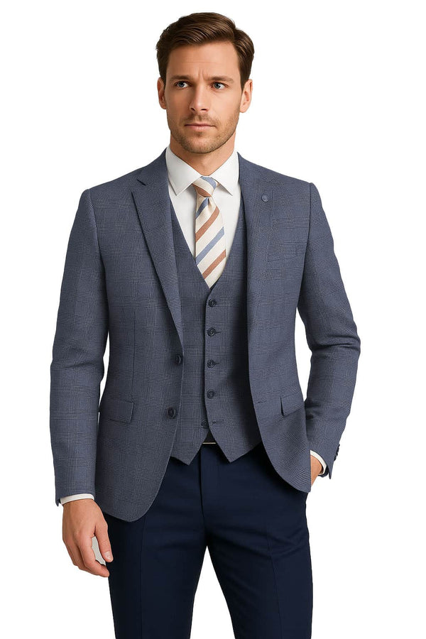 Remus Uomo 12731 Petro Mix & Match Suit Jacket Blue Northern Ireland