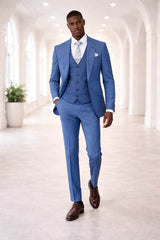 Remus Uomo Massa 3 Piece Mix & Match Suit Blue Northern Ireland