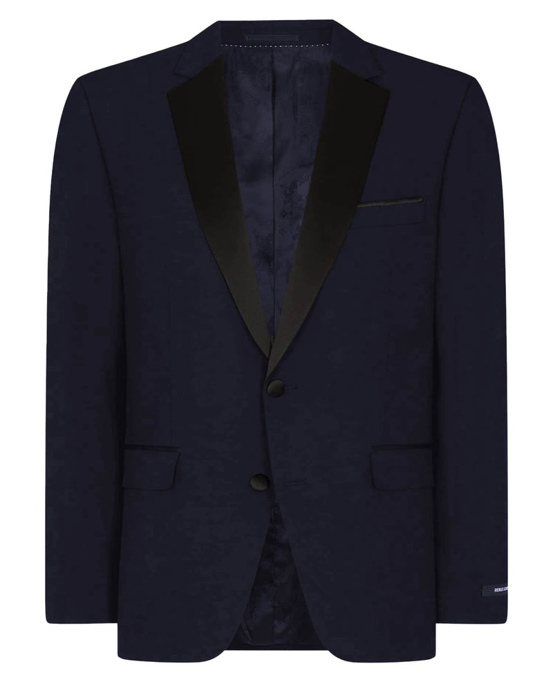 Remus Uomo Men’s Tuxedo Jacket Tapered Fit Paco 12163/79 Navy