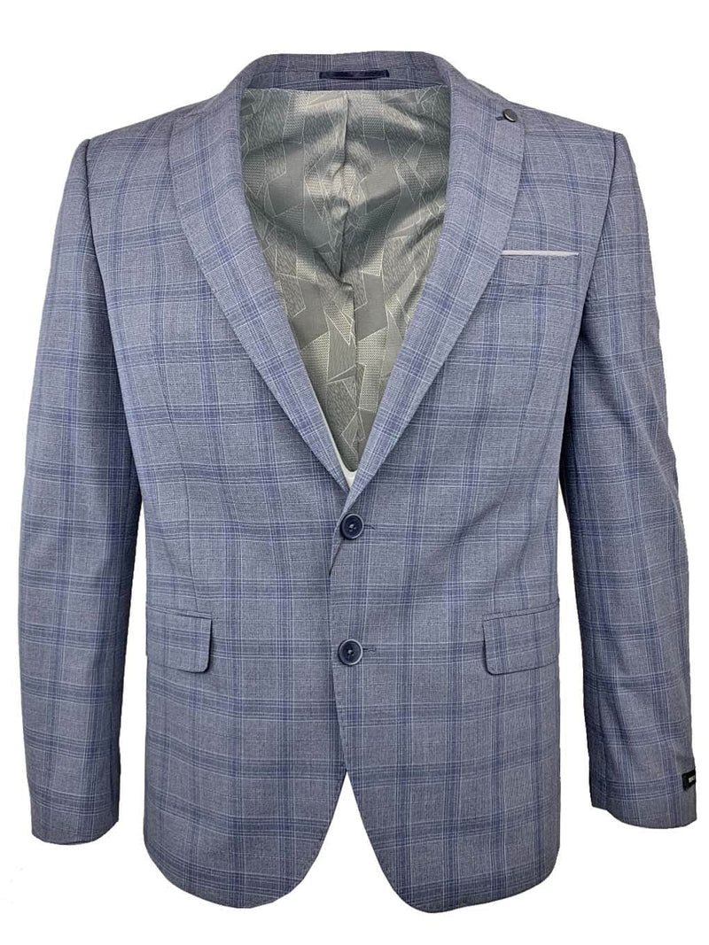 Remus Uomo Pablo Suit 22210/27 Blue Check Ballynahinch Northern