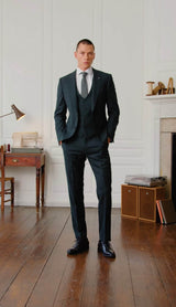 Remus Uomo Peppe Tapered Fit Mix & Match Suit Dark Green Northern