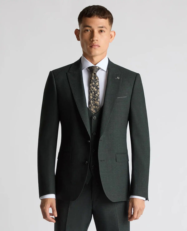 Remus Uomo Peppe Tapered Fit Mix & Match Suit Dark Green Northern