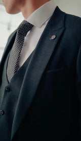 Remus Uomo Peppe Tapered Fit Mix & Match Suit Dark Green Northern