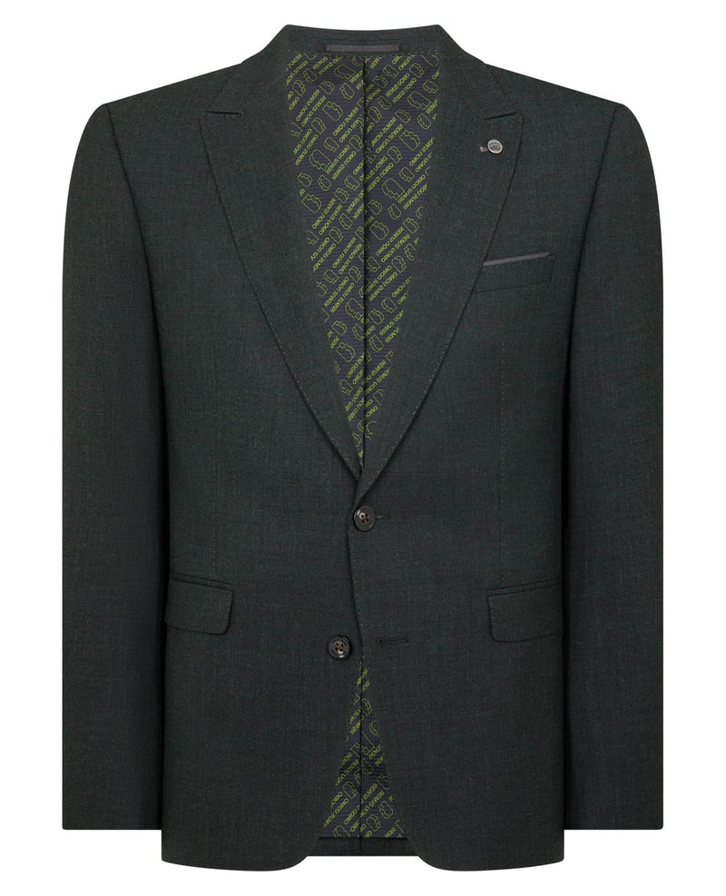 Remus Uomo Peppe Tapered Fit Mix & Match Suit Dark Green Northern