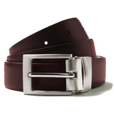 Remus Uomo Reversible Leather Belt Burgundy/Black - Belts