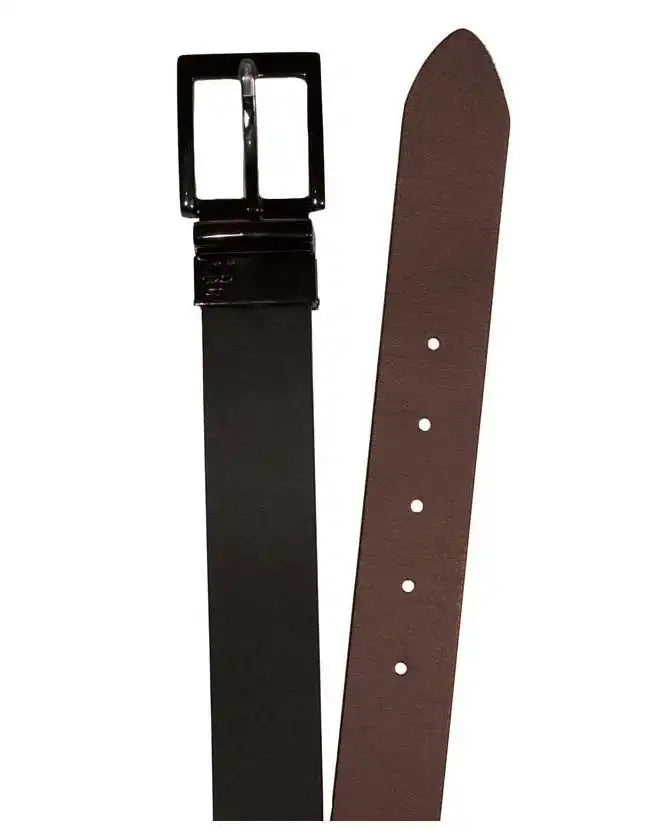 Remus Uomo Reversible Leather Belt Dark Brown/Black - Belts