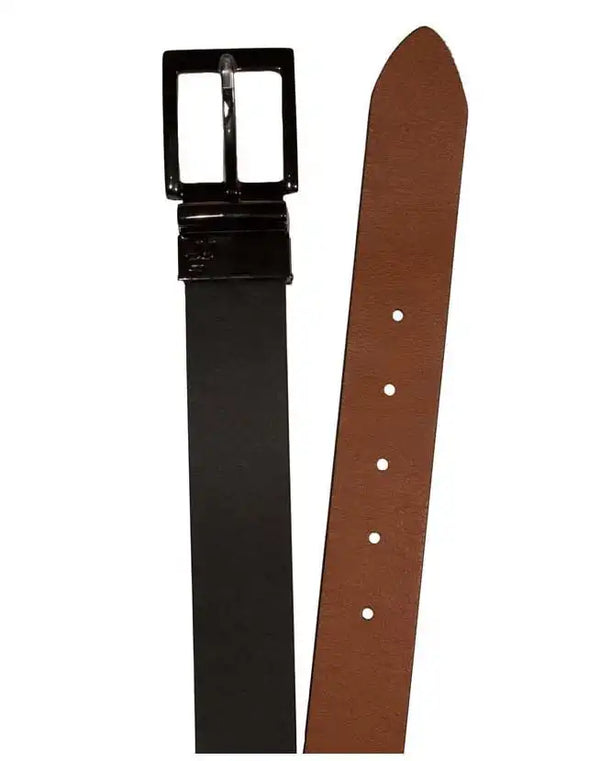 Remus Uomo Reversible Leather Belt Tan/Black - Belts