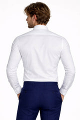 Remus Uomo Slim Fit Cotton Stretch Dress Shirt White Northern Ireland