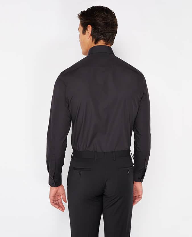 Remus Uomo Tapered Fit Shirt Seville Black