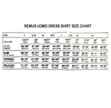 Remus Uomo Tapered Long Sleeve Formal Shirt Blue Northern Ireland
