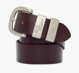 RM Williams 1 1/2’’ 3 Piece Solid Hide Belt Chestnut Northern