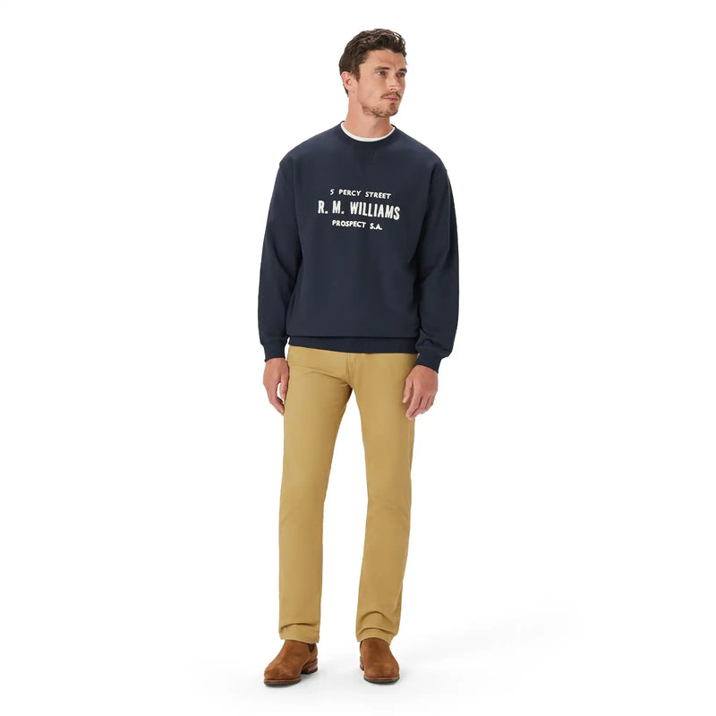 RM Williams Bale Loopback Sweatshirt Navy Northern Ireland Belfast