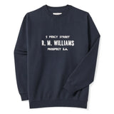 RM Williams Bale Loopback Sweatshirt Navy Northern Ireland Belfast