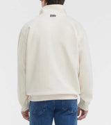 RM Williams Classic RMW Quarter Zip Sweatshirt Ecru Northern Ireland