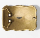 RM Williams Cloudbuster Trophy Buckle Antique Brass Northern Ireland