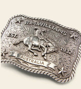 RM Williams Cloudbuster Trophy Buckle Silver Northern Ireland Belfast