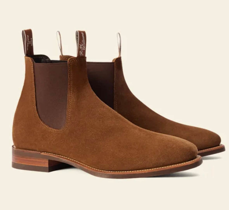 RM Williams Comfort Craftsman Boots Dark Cedar Suede Northern Ireland