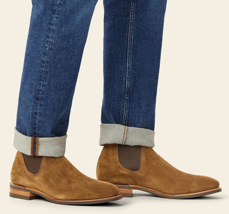 RM Williams Comfort Craftsman Boots Dark Cedar Suede Northern Ireland