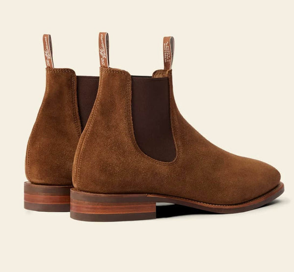 RM Williams Comfort Craftsman Boots Dark Cedar Suede Northern Ireland