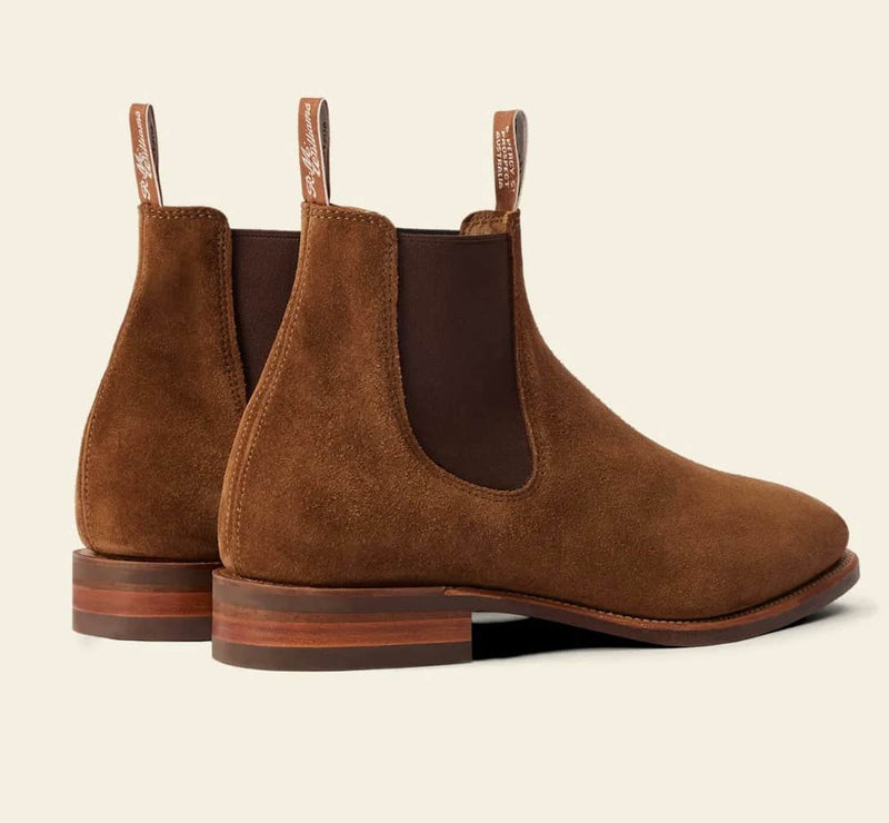 RM Williams Comfort Craftsman Boots Dark Cedar Suede Northern Ireland