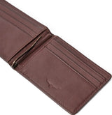 RM Williams Farrier Slim Bifold Wallet With Money Clip Whiskey