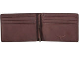 RM Williams Farrier Slim Bifold Wallet With Money Clip Whiskey