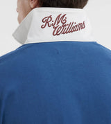 RM Williams Heritage Panel Rugby Top Mid Blue Northern Ireland Belfast