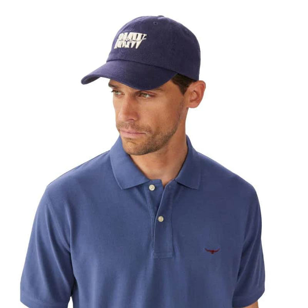 RM Williams Heritage Twill Cap Navy Northern Ireland Belfast